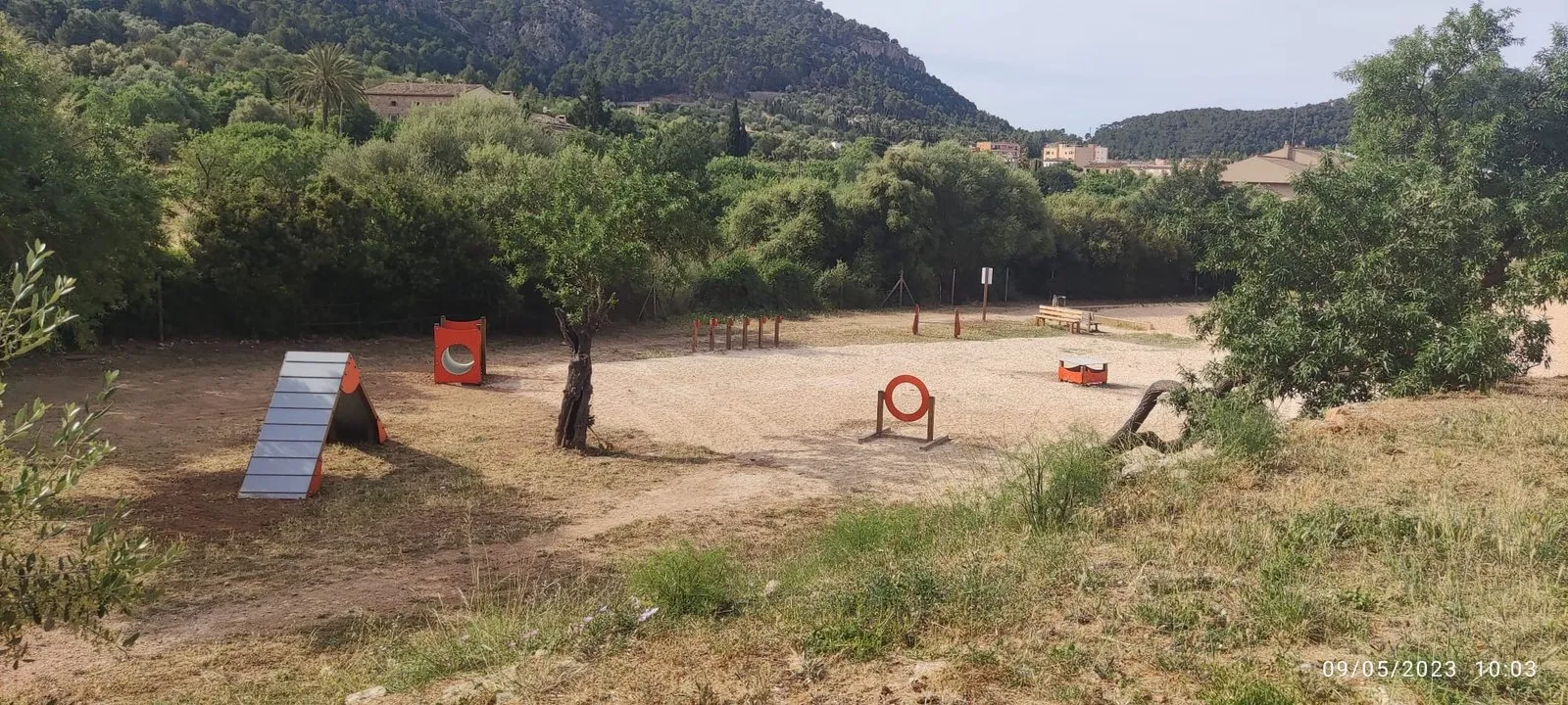 Circuito Agility con obstáculos y rampas
